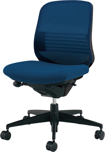 シロッコ ロー肘なし 黒Fプルシアンブルー Vラ