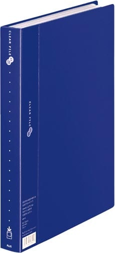 クリアーFスーパーエコノミーA4タテ 60P紺