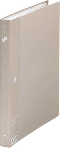 クリアーFスーパーエコノミーA4タテ 40P灰