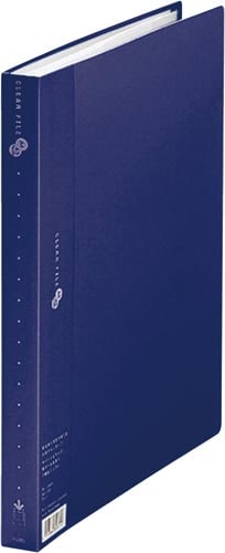 クリアーFスーパーエコノミーA4タテ 40P紺