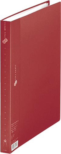 クリアーFスーパーエコノミーA4タテ 40P赤