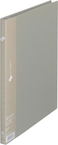 クリアーFスーパーエコノミーA4タテ 20P灰