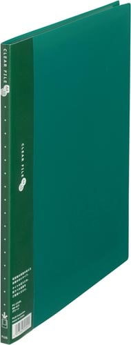 クリアーFスーパーエコノミーA4タテ10P緑×10