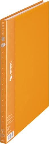 クリアーFスーパーエコノミーA4タテ横入れ20P黄