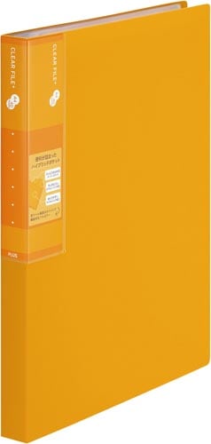 スーパーエコノミークリアーF+ A4縦40ポケ 黄