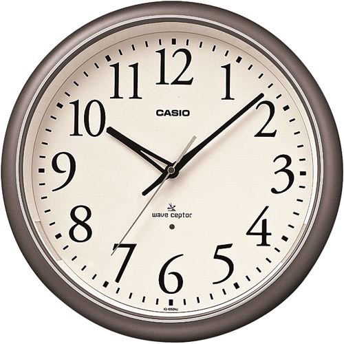 夜見えライト付き電波掛時計 IQ−1050NJ