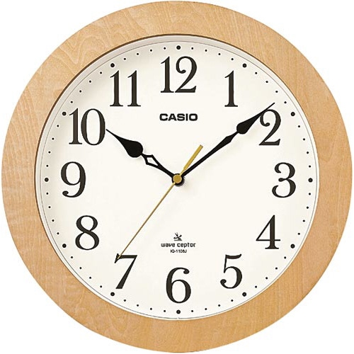 木枠電波掛時計IQ−1108J−7JF