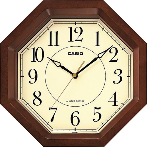 木枠電波掛時計IQ−1106J−5JF