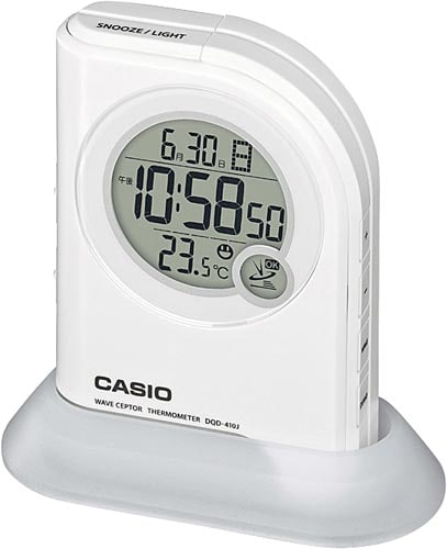 懐中電灯機能付き電波置時計DDQ−410J