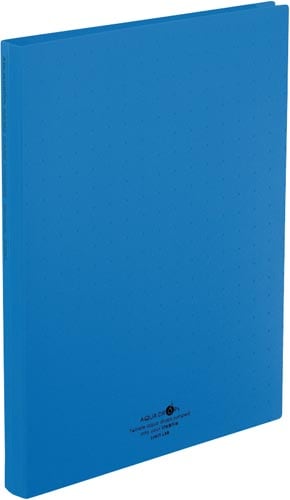 アクアドロップス名刺帳交換式 500名用 青