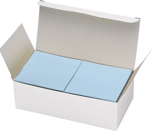 再生紙ふせん<K2>75×75mm 青 10冊