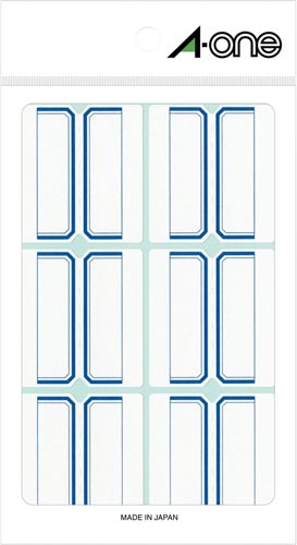 セルフインデックス 特大 青 6面 90片×5