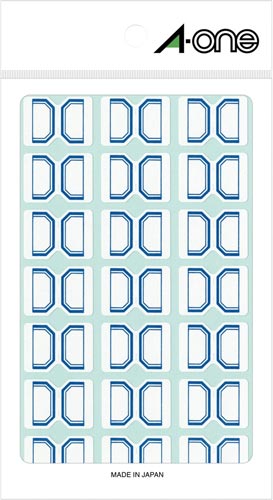 セルフインデックス 小 青 21面 315片×5