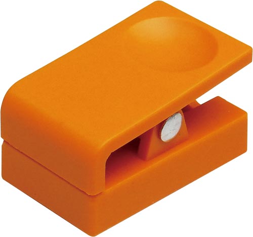 プラマグネットクリップ 橙 10個入