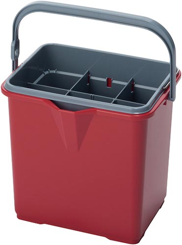 仕切付きバケツ2 エンジ