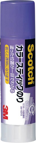 スコッチ(R)カラースティックのり 中25g×12