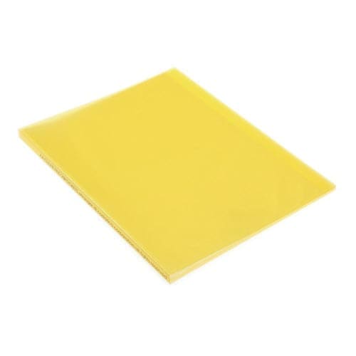 A4クリアファイル20 イエロー