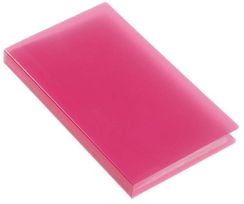 名刺ファイル ピンク