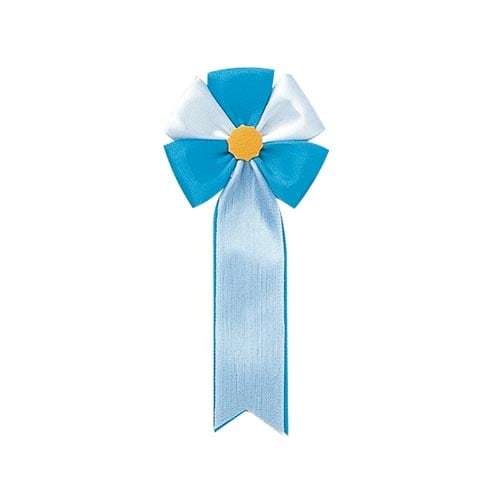 記章 五葉2枚タレ 中 青 KS−11−BU