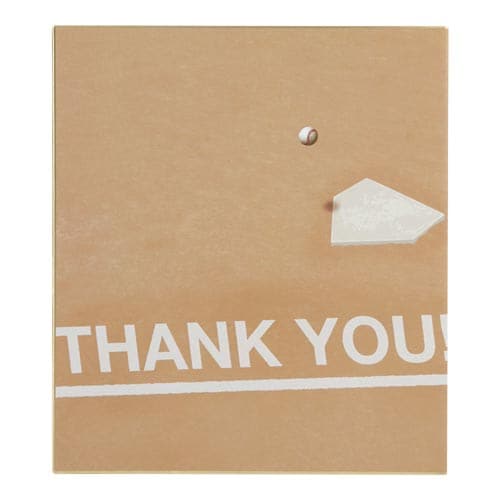 カラー色紙 二つ折り 野球場柄