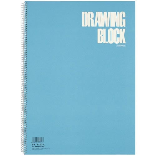 B4 スクールスケッチブック ブルー