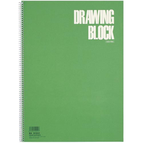 B4 スクールスケッチブック グリーン