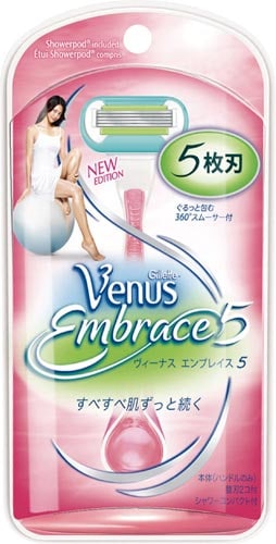 ヴィーナス エンブレイス5ピンク 替え刃2個付き