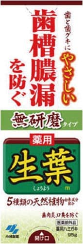 生葉無研磨タイプ95g