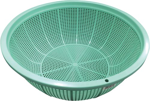 丸ザル L−3 号 ライトグリーン