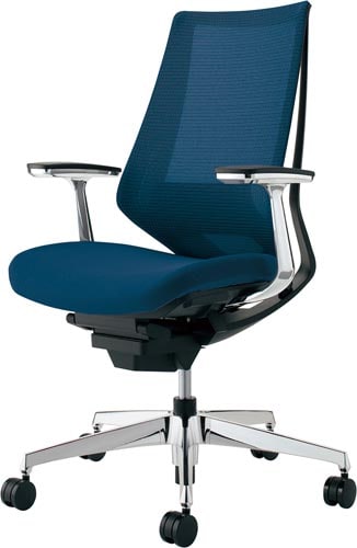 デュオラメッシュ黒アルミ脚ランバーアルミ肘T6V