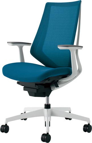 デュオラメッシュ白樹脂C脚 T肘 ターコイズW