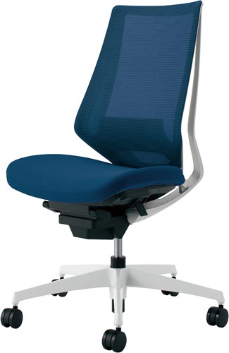 デュオラメッシュ白樹脂C脚 ランバー PブルーW