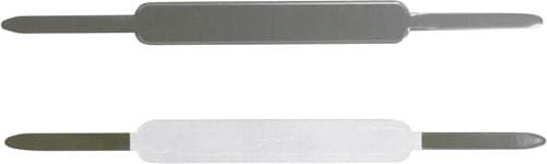 スティックファスナー書類伝票用 50本入 グレー