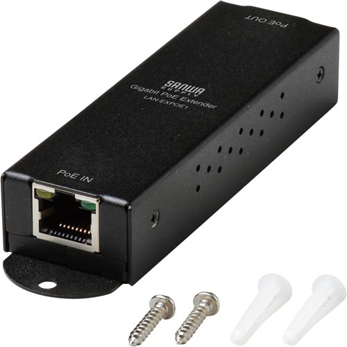 PoEエクステンダー Gigabit PoE+対応