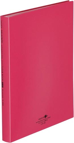 クリヤーブックフラット40P 赤