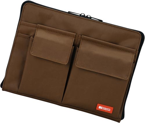 バッグインバッグ A5 ブラウン