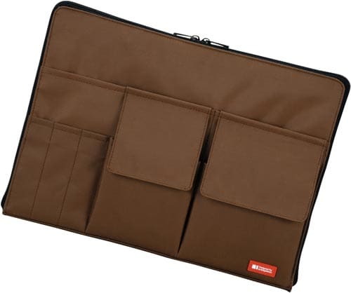 バッグインバッグ A4 ブラウン