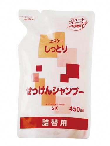 エスケー石鹸 しっとりせっけんシャンプー リンス カウネット