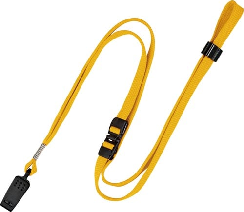 名札用ループクリップ 黄 10本