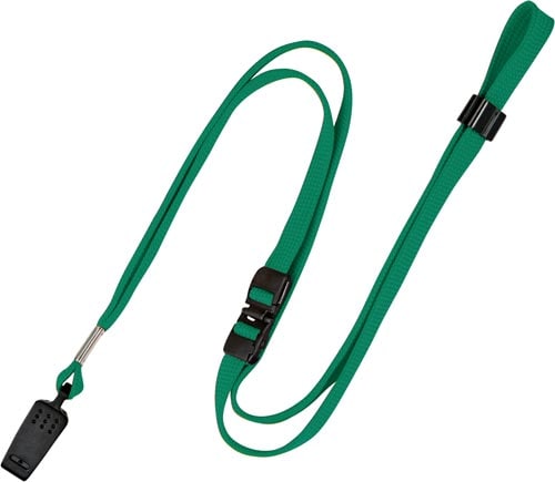 名札用ループクリップ 緑 10本