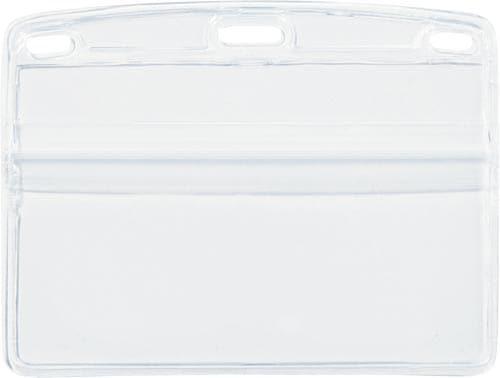 名札用ケース ヨコメイシサイズ(チャック付)10枚