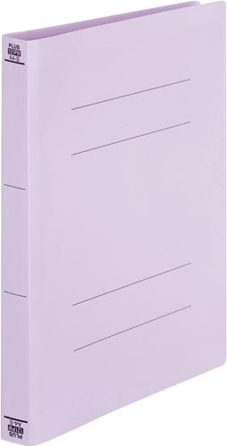PPフラットファイルA4縦厚とじバイオレット 1冊