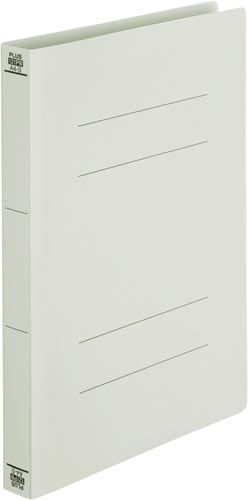 PPフラットファイル A4縦 厚とじグレー 1冊