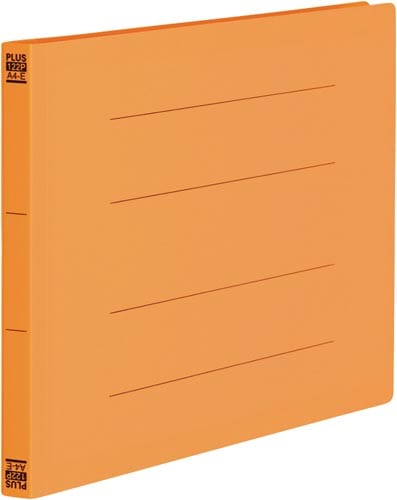 PPフラットファイル A4横 オレンジ 1冊
