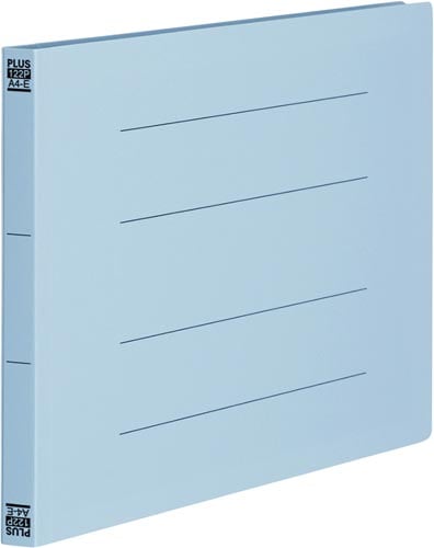 PPフラットファイル A4横 Rブルー 10冊