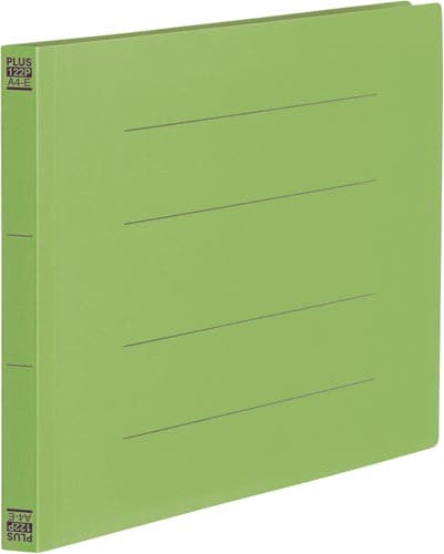 PPフラットファイル A4横 Lグリーン 10冊