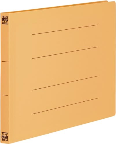 PPフラットファイル A4横 イエロー 10冊