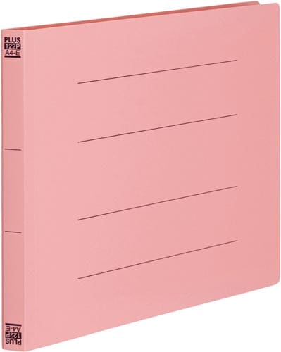 PPフラットファイル A4横 ピンク 10冊