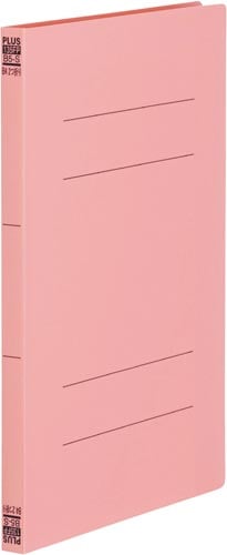 PPフラットファイルB4二つ折り ピンク 1冊