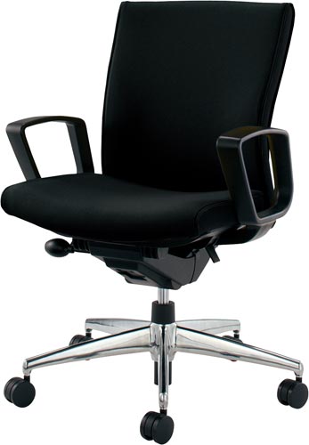 プントローランバー付サークル肘ハイグレードブラック